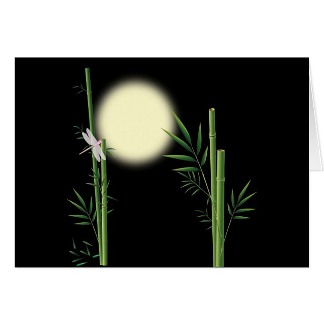Bambú y libélula (Anverso (Horizontal))
