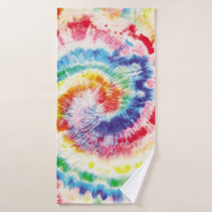 Bañada de centeno de tie. Patrón Tiedye sin incon