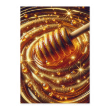 Bañada de miel grande | Salmo 19:9-11 Tarjeta KJV