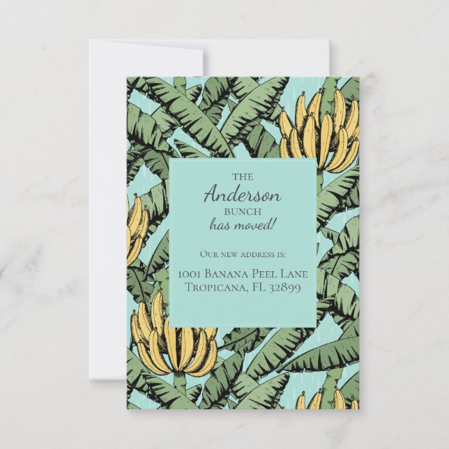 Banana Bunch Nuevas tarjetas de Invitación móviles (Anverso)