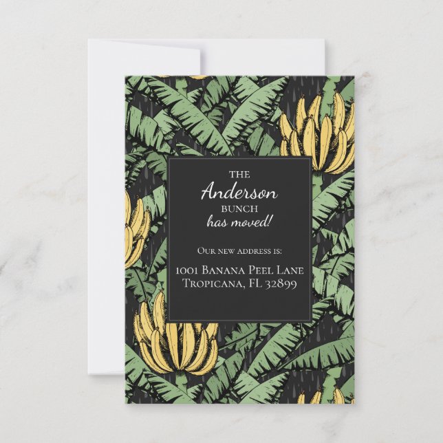 Banana Bunch Nuevas tarjetas de Invitación móviles (Anverso)