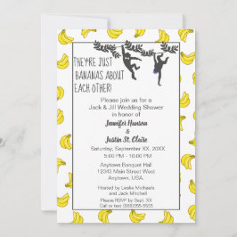 Bananas sobre ti Jack y la ducha de matrimonio Jil