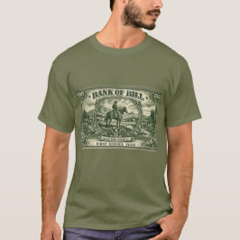 “Banco de Bill” Camiseta Gráfica Vintage Western d