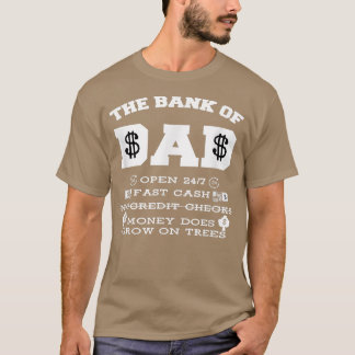 BANCO DE LA CAMISETA DE PADRE regalo de humor para