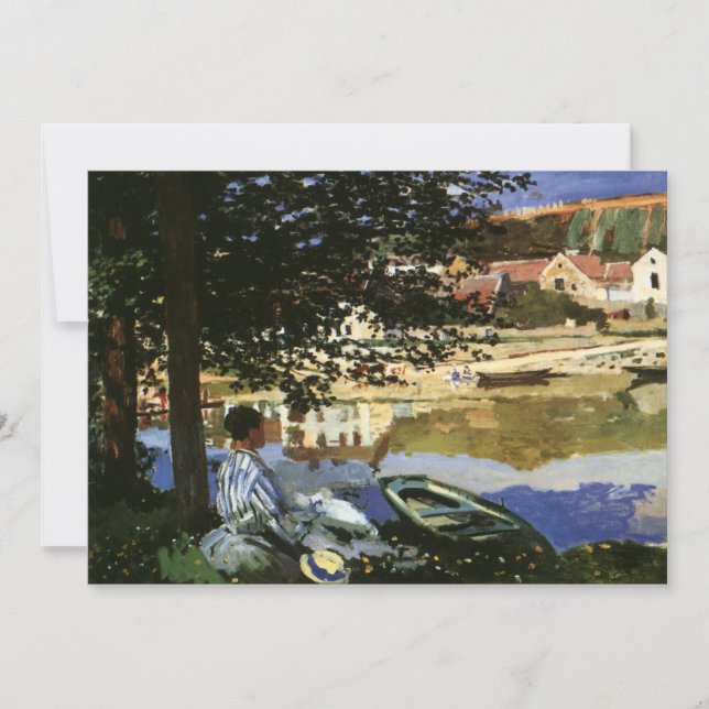 Banco del Sena, Bennecourt por Claude Monet (Anverso)