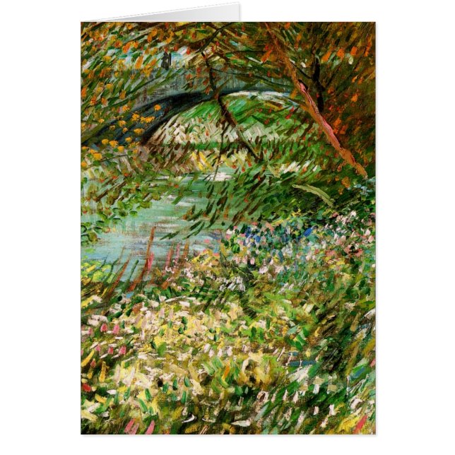 Bancos de Sena, Pont de Clichy por Vincent van Gog (Frente)