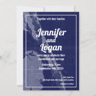 Bancos exteriores OBX NC Invitación a matrimonio d