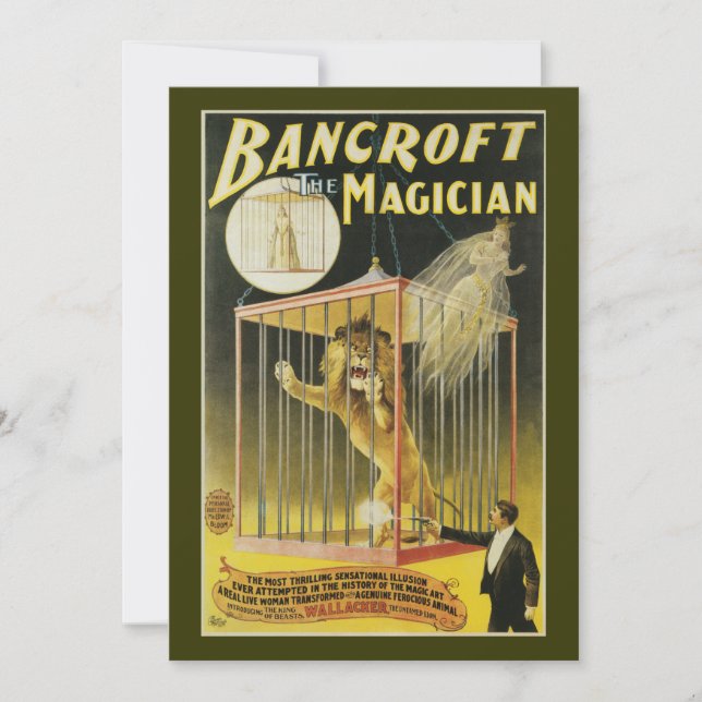 Bancroft the Magician c 1897 (Anverso)