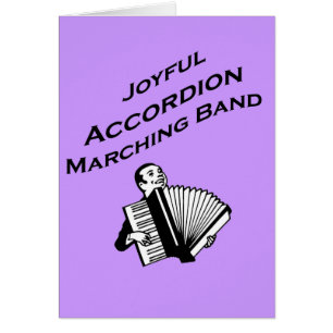 Banda alegre del acordeón