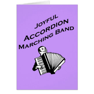 Banda alegre del acordeón