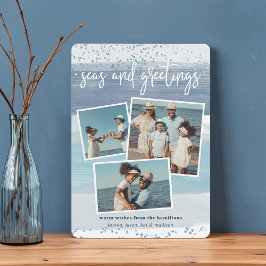 Banda costera | Tarjeta de Collage de fotos de vac