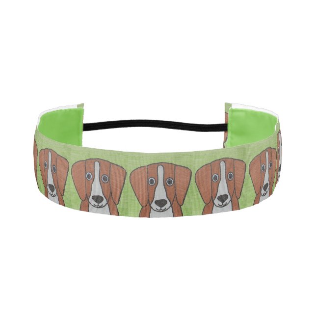 Banda De Cabecera De Beagle Cute No Slip (Anverso)
