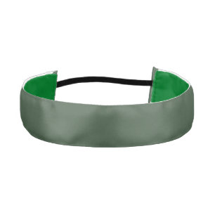Banda de cabeza atlética del patrón verde de moda