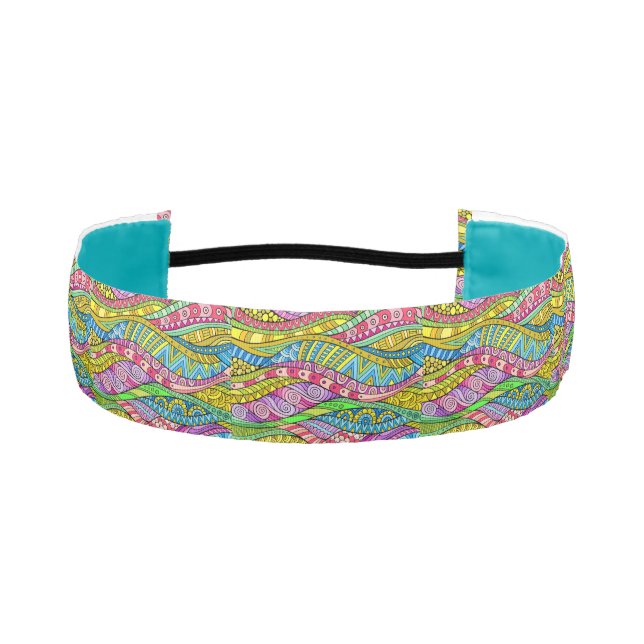 Banda de cabeza colorida bohemias (Anverso)