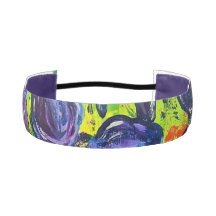 Banda de cabeza de arte Iris