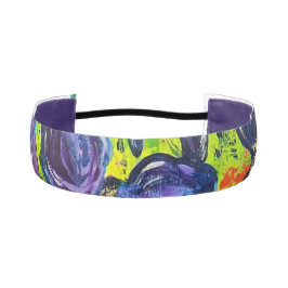 Banda de cabeza de arte Iris