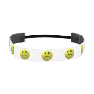 banda de cabeza de emoji de cara infeliz