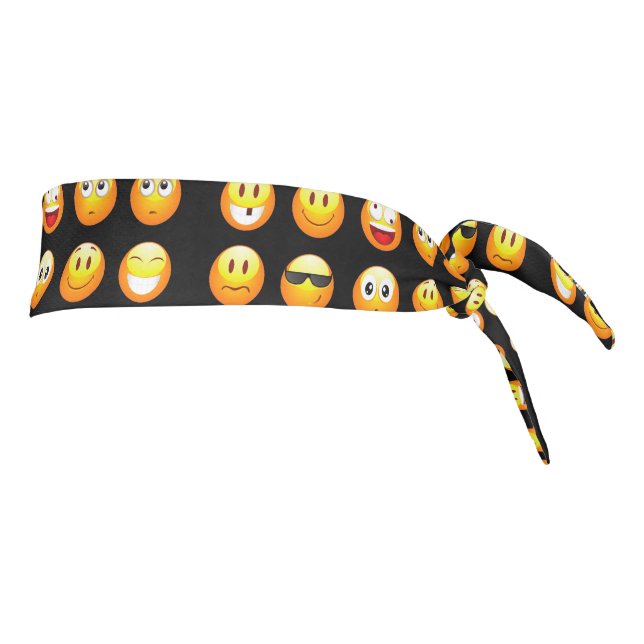 banda de cabeza de emoji negra (Girar 90)