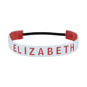 Banda de cabeza no delgada azul personalizada para