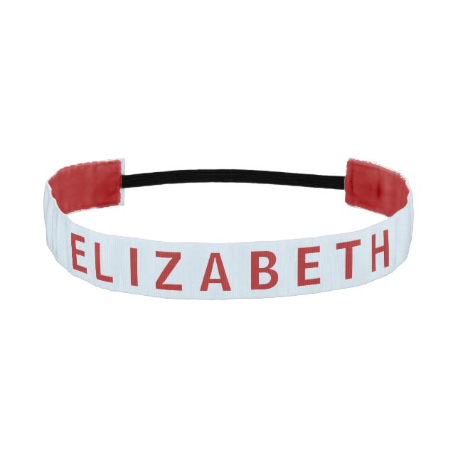 Banda de cabeza no delgada azul personalizada para (Anverso)