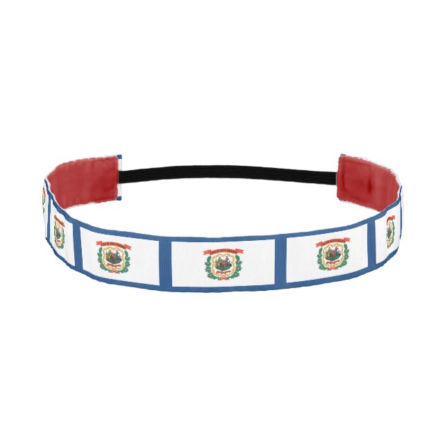 Banda de cabeza no delgada con bandera de Virginia (Anverso)