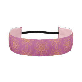 Banda de cabeza retro Mandala Boysenberry (2 tamañ