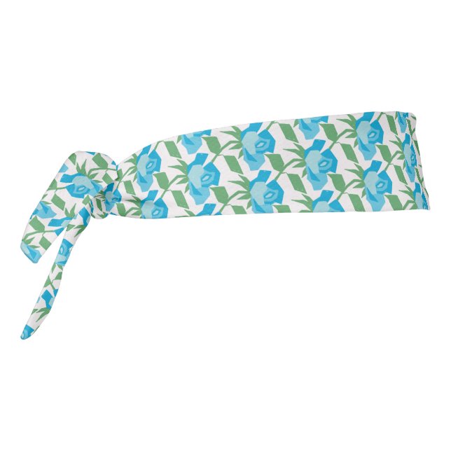 Banda de cabeza Rosy Whimsy Blue Green (Girar 270)