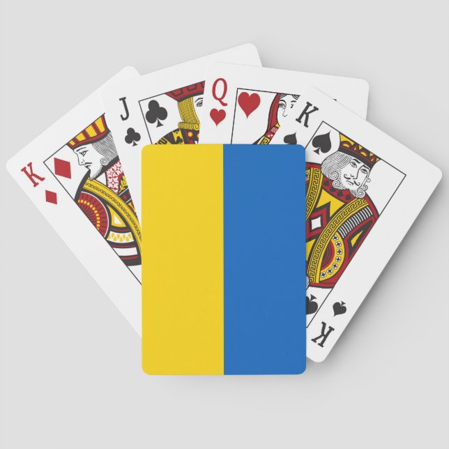 Banda de cartas de juego de Ucrania (Reverso)