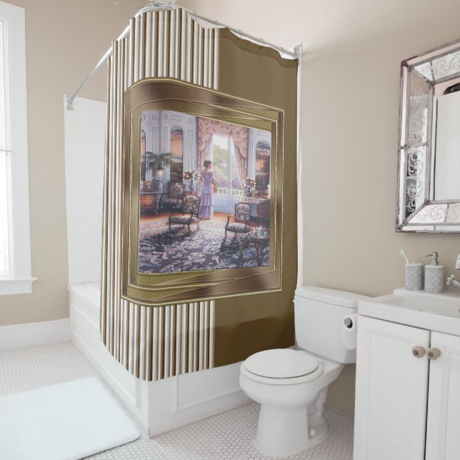 Banda de cortina de ducha (In situ)