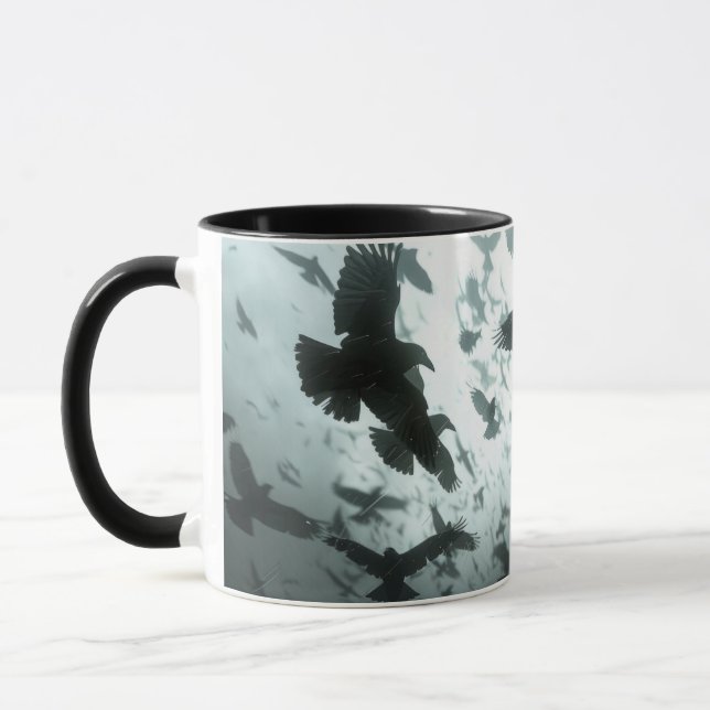 Banda de cuervos, taza de café de Ravens (Izquierda)