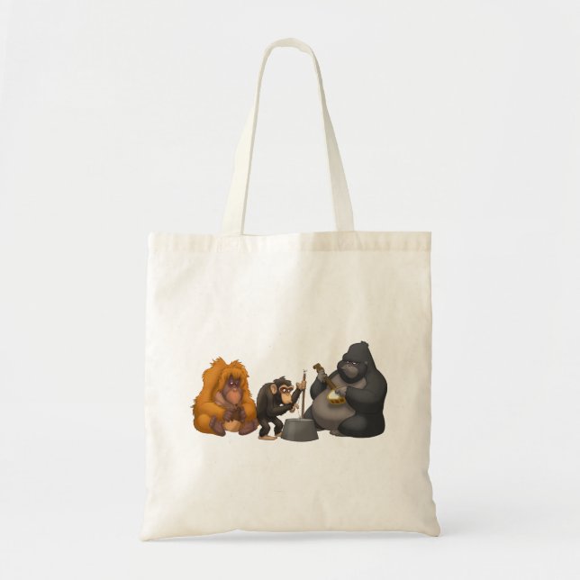 Banda de jarro del bolso de los monos (Frente)