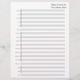 Banda de latón de música de hojas en blanco