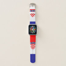 Banda de reloj de Apple de la bandera de Croacia