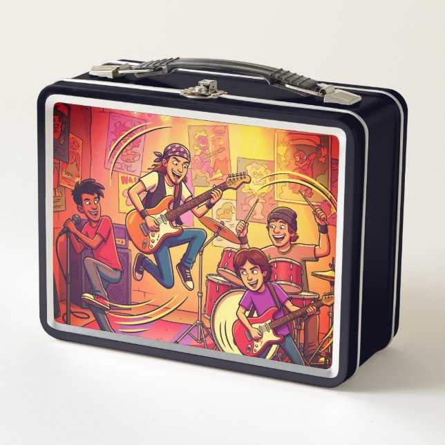 banda de Rock Retro (Anverso)
