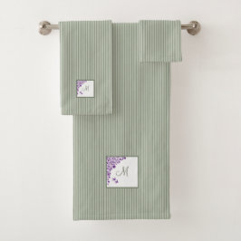 Banda de salchicha de algodón Guión Purple Floral 