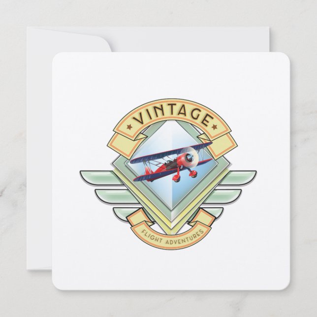 Banda de vuelo de estilo vintage (Anverso)
