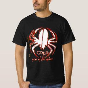 Banda Fría De Años De La Camiseta Araña