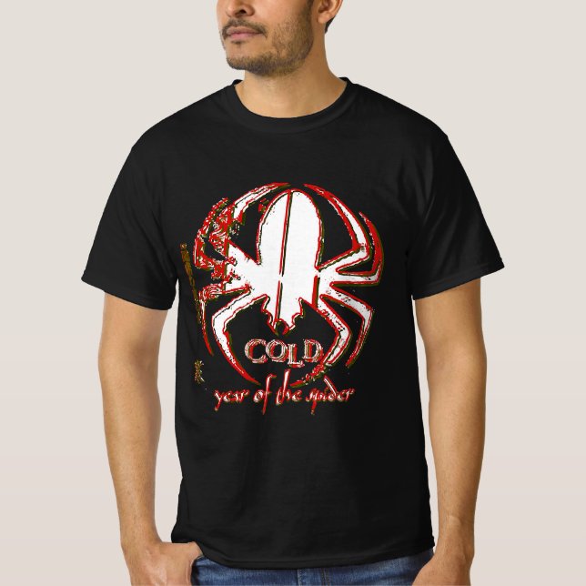 Banda Fría De Años De La Camiseta Araña (Anverso)