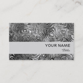 Banda gris de la tarjeta de visita de impresión co