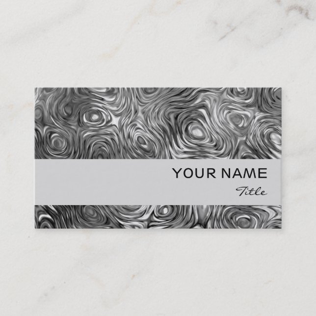 Banda gris de la tarjeta de visita de impresión co (Anverso)