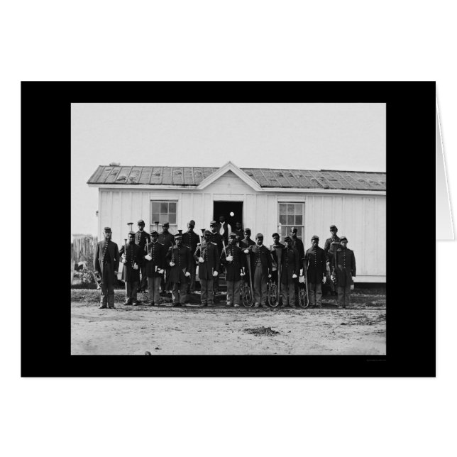 Banda militar afroamericana 1865 (Anverso (Horizontal))