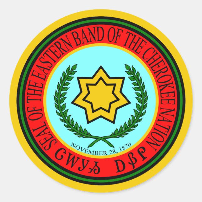 Banda Oriental Del Sello De Cherokee (Anverso)