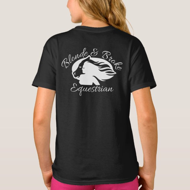 Banda y correa - Camiseta para niños - Logo (sólo  (Reverso)