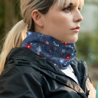 Bandana 4 de julio, azul blanco rojo patriótico de la inde