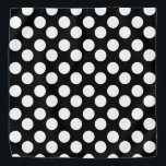 Bandana Banda de puntos de polka blanco y negro<br><div class="desc">Este lindo bandana es el accesorio perfecto para usted,  su hijo o su perro favorito.</div>