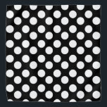 Bandana Banda de puntos de polka blanco y negro<br><div class="desc">Este lindo bandana es el accesorio perfecto para usted,  su hijo o su perro favorito.</div>