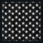 Bandana Banda del patrón Estrella en blanco y negro<br><div class="desc">Este lindo bandana es el accesorio perfecto para usted,  su hijo o su perro favorito.</div>