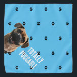Bandana Bandana, Mascota totalmente pugable<br><div class="desc">¡Tu pug no podía parecer más lindo que en este mascota de la mano,  bandana!</div>