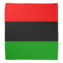 Bandera roja, negra y verde panafricana