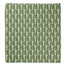 Blanco AK-47 Ataque con arma de fuego, olivo